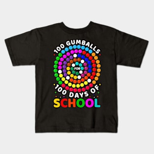 100 Days Of School Teacher And Student Celebration Novelty Kids T-Shirt